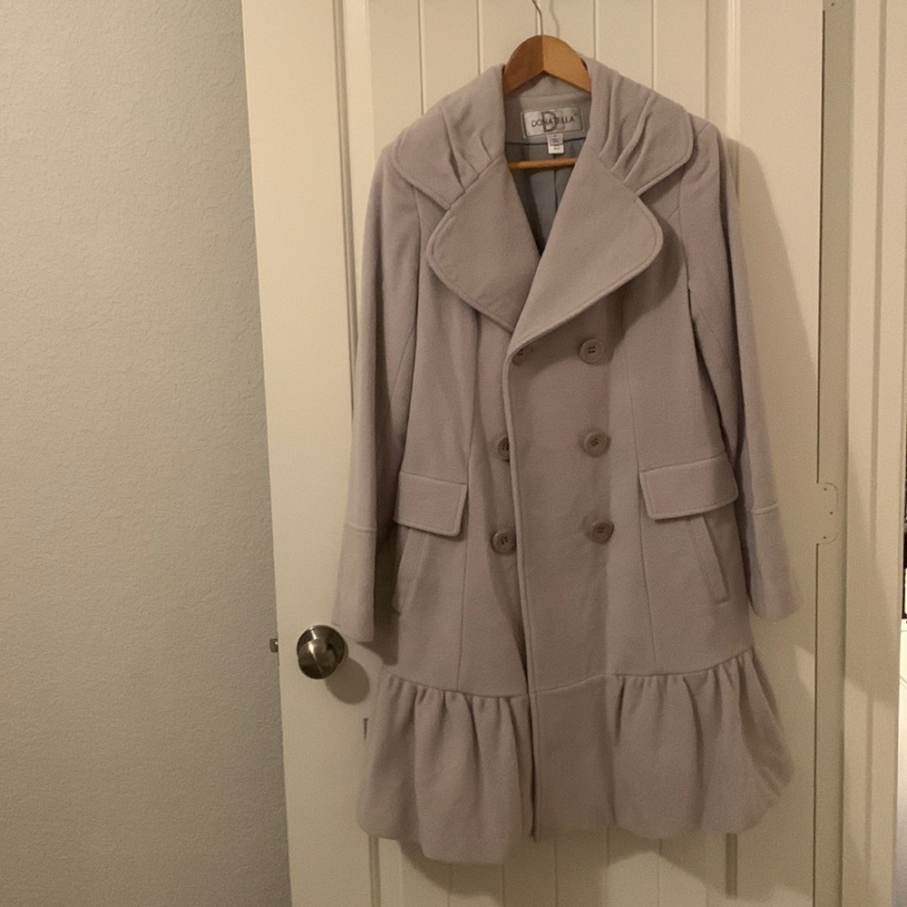 Grey Donatella Coat